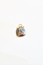 Load image into Gallery viewer, Ruby Bee Pendant Charm
