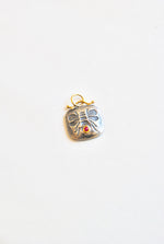 Load image into Gallery viewer, Ruby Bee Pendant Charm
