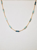 Load image into Gallery viewer, Turquoise Bar Necklace
