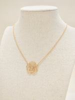 Load image into Gallery viewer, Diamond Rose Necklace
