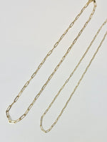 Load image into Gallery viewer, 3mm Paperclip Chain Necklaces
