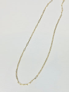 2mm Paperclip Chain Necklaces