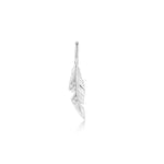 Load image into Gallery viewer, Silver Feather Charm
