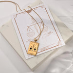 Load image into Gallery viewer, Justice Tarot Necklace
