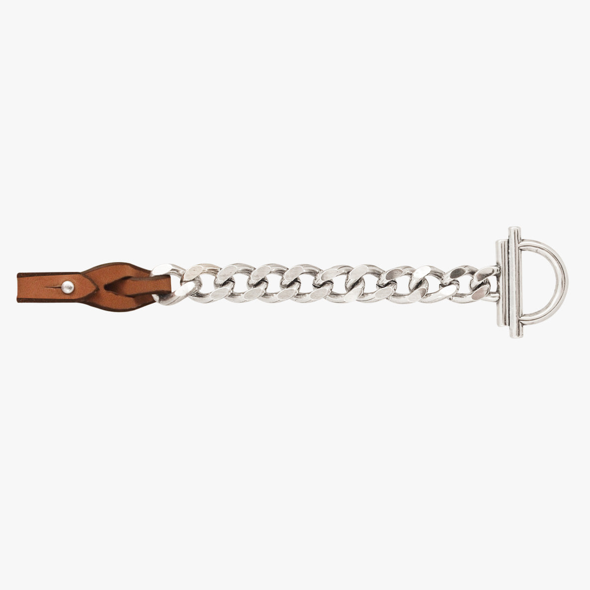 Leather Wrap Chain Bracelet