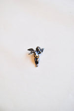 Load image into Gallery viewer, Guardian Angel Charm w/24K Gold &amp; Sapphire
