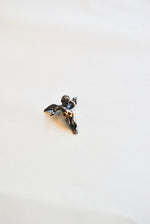 Load image into Gallery viewer, Guardian Angel Charm w/24K Gold &amp; Sapphire
