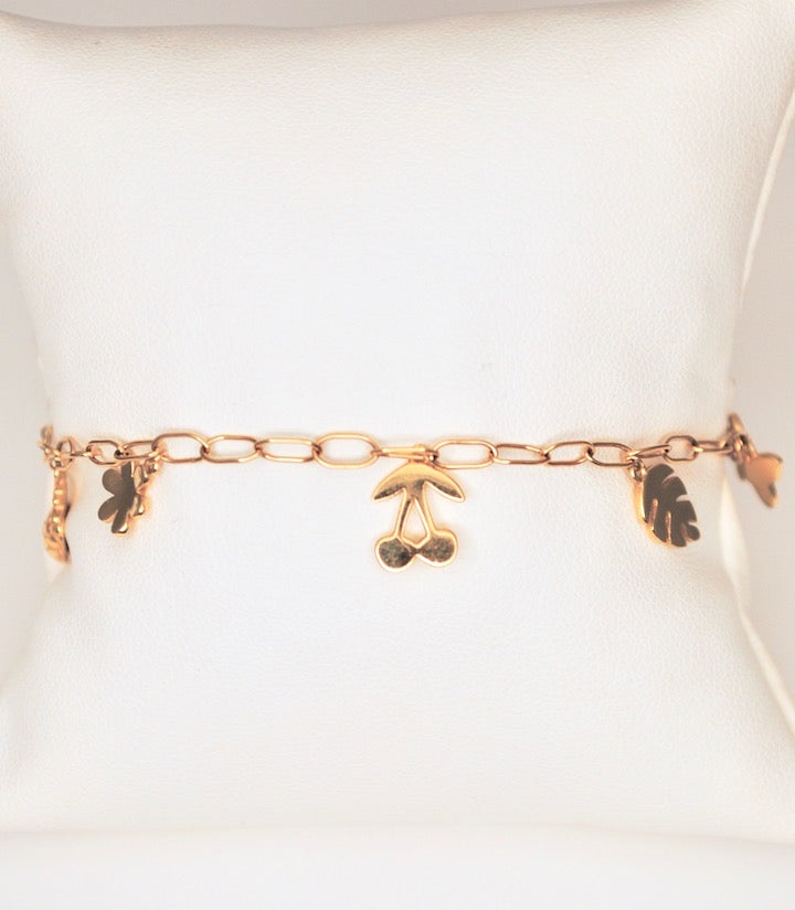 Gold Charm Bracelet For Women - EFRAT - RB Fashion Jewellery