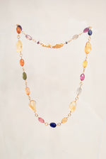 Load image into Gallery viewer, Sapphire &amp; Citrine Necklace - Long
