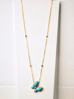 Load image into Gallery viewer, Turquoise Butterfly Necklace
