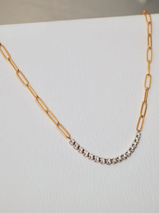 18k Diamond Tennis Necklace