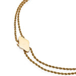 Load image into Gallery viewer, Antique Yellow Gold Hand Charm Necklace with Emerald
