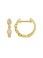 Load image into Gallery viewer, Opal Diamond Earrings
