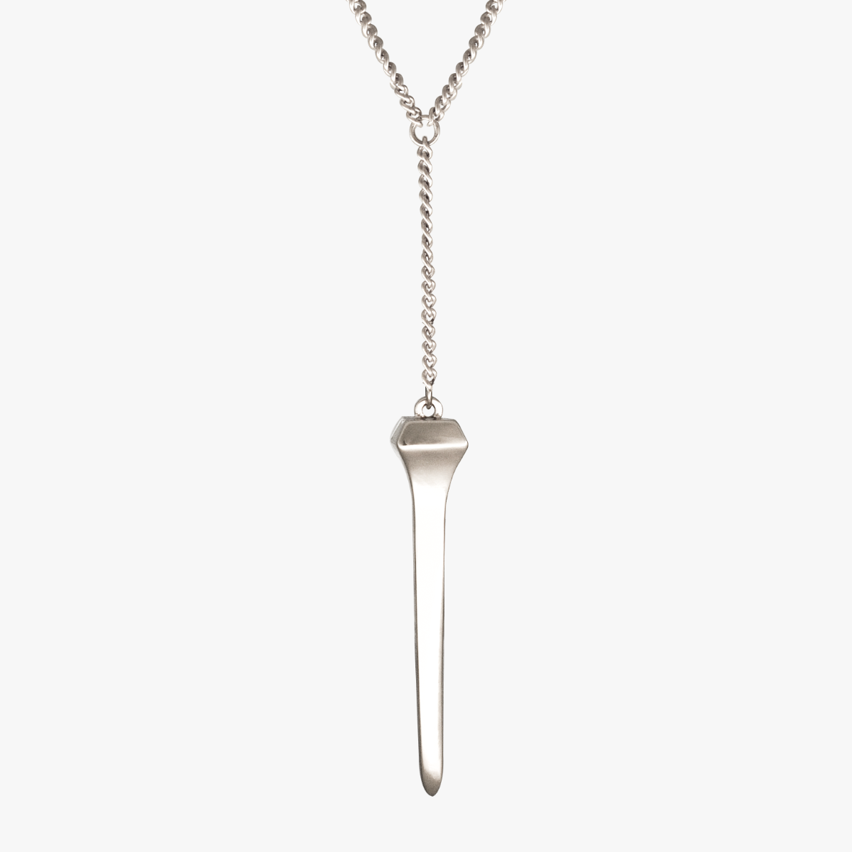Nail Lariat Necklace