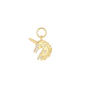 Gold Unicorn Earring Charm