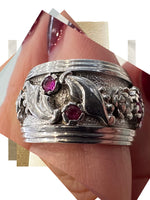Load image into Gallery viewer, Art Deco Ruby Diamond Ring
