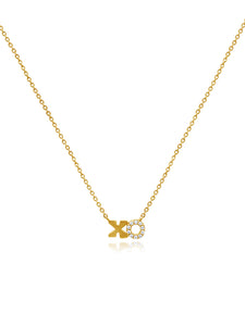 Diamond XO Necklace