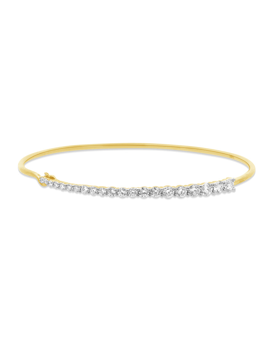 Graduated Diamond Cuff