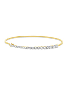 Graduated Diamond Cuff