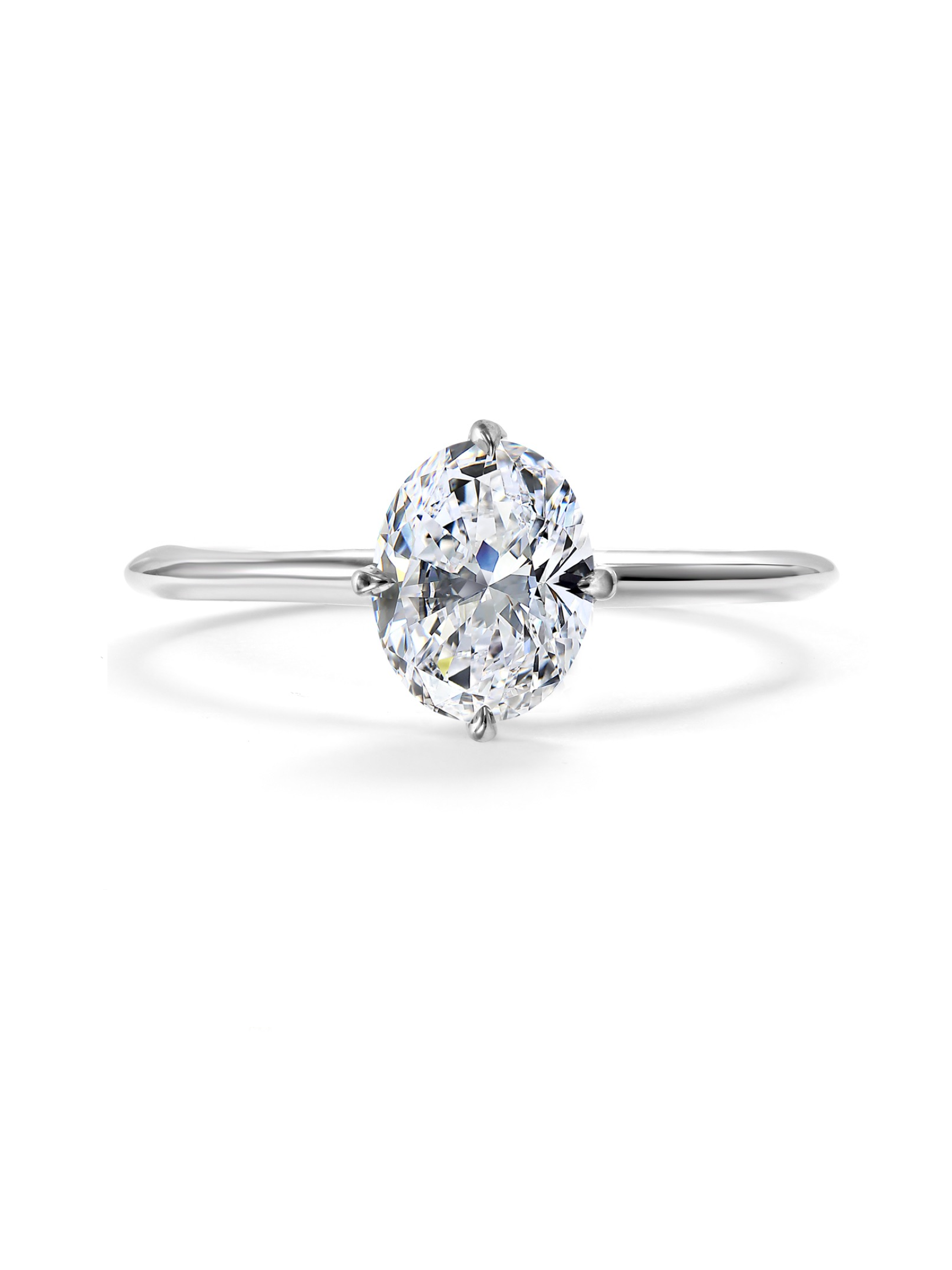 Oval Solitaire Ring