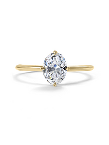 Oval Solitaire Ring