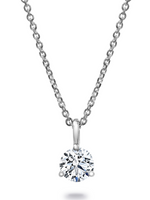 Load image into Gallery viewer, GIA Martini Diamond Necklace - White Gold
