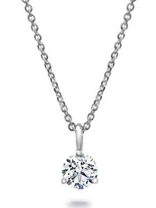 GIA Martini Diamond Necklace - White Gold