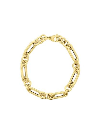 14K Yellow Gold Chunky Bracelet