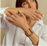 Load image into Gallery viewer, Nut Leather Bracelet

