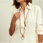 Load image into Gallery viewer, Omega Long Necklace
