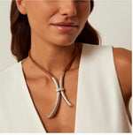 Load image into Gallery viewer, Deviated Leather Collar
