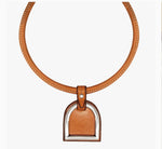 Load image into Gallery viewer, Stirrup Leather Choker
