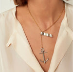 Load image into Gallery viewer, Anchor Slim Chain Necklace
