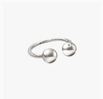 Load image into Gallery viewer, Silver Dumbbell Ring
