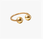 Load image into Gallery viewer, Gold Dumbbell Ring
