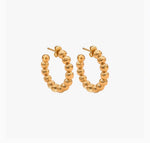 Load image into Gallery viewer, Gold  Hoop Balls
