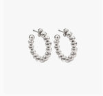 Load image into Gallery viewer, Silver Hoop Balls
