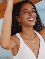 Load image into Gallery viewer, Gold Reversible Horn Necklace
