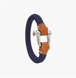 Load image into Gallery viewer, Braided Cord Shackle Bracelet
