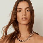 Load image into Gallery viewer, Bicolor Lobster Clasp Carabiner Chain
