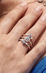 Load image into Gallery viewer, Ripples Ring - SET OF TWO
