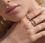 Load image into Gallery viewer, Ripples Ring - SET OF TWO
