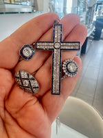 Load image into Gallery viewer, European Cut Diamond Sapphire Ring
