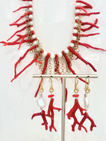 Load image into Gallery viewer, Carla Italian Coral Earrings

