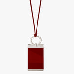 Load image into Gallery viewer, Burgundy Pendant Necklace
