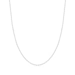 Load image into Gallery viewer, Silver Mini Link Charm Chain Necklace
