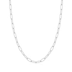 Load image into Gallery viewer, Silver Link Charm Chain Necklace
