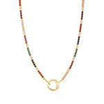 Load image into Gallery viewer, Gold Rainbow Chain Connector Necklace
