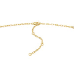 Load image into Gallery viewer, Gold Sparkle Chain Charm Connector Necklace
