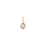 Load image into Gallery viewer, Gold Labradorite Charm
